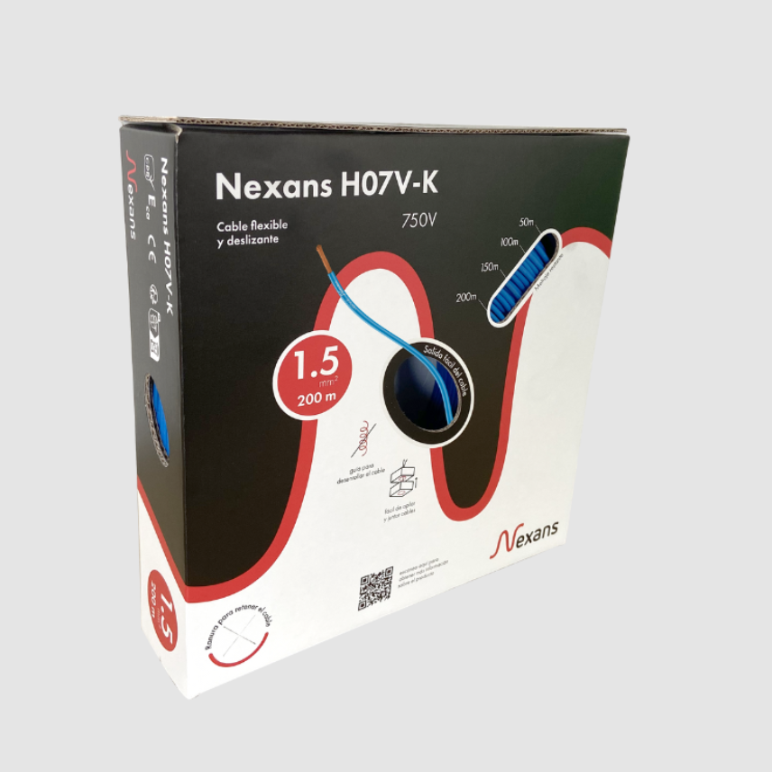 Nexans H07V-K Easybox 1x1.5 Blue 200m