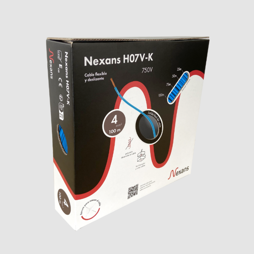 Nexans H07V-K Easybox 1x4 Azul 100m