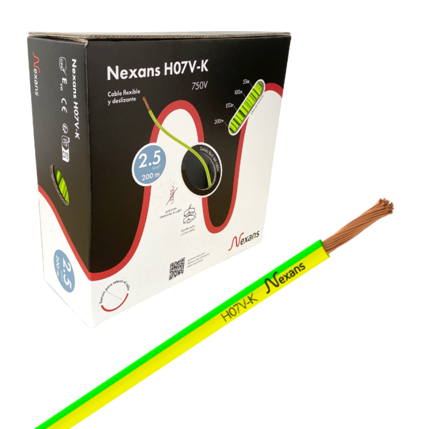 Nexans H07V-K Easybox 1G2.5 Green-Yellow 200m